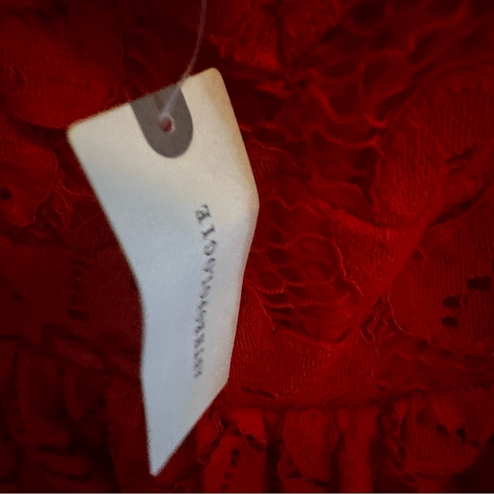 NWT Maeve Red Mini Dress Anthropologie - Picture 6 of 14